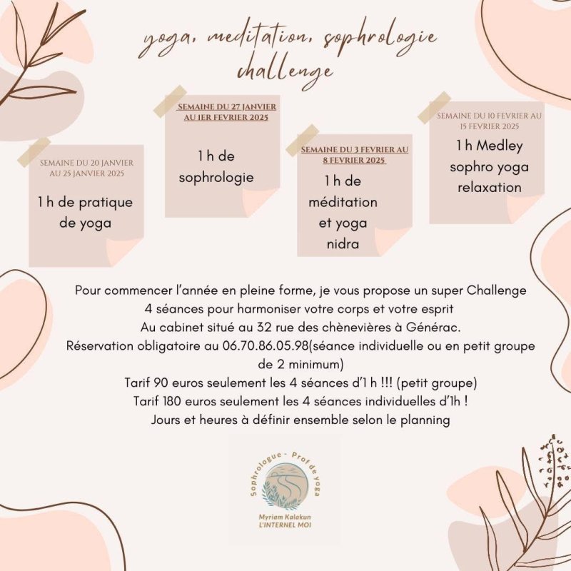 Challenge bien être c’est parti 💪🏼