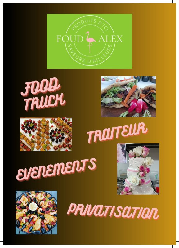 Traiteur/ food-truck présent sur le marché de Saussan
