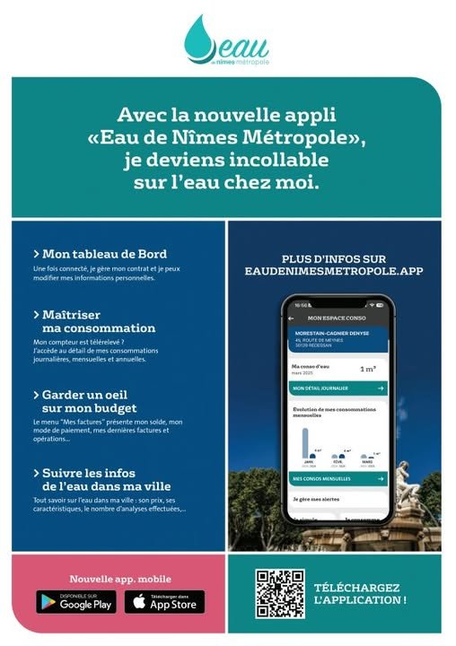 Communiqué de Nîmes Métropole - Journée mondiale de l’eau - Déploiement des compteurs de télérelève sur 34 communes du territoire
