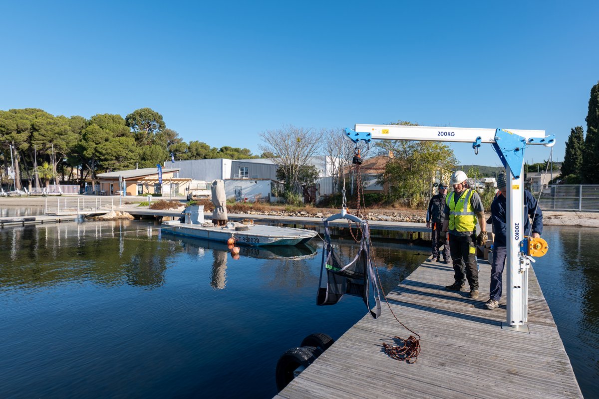 Accessibilité : un potence neuve pour le centre nautique Manuréva