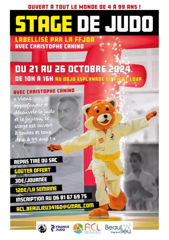 L'ACL propose un stage de judo labellisé par la FFJDA