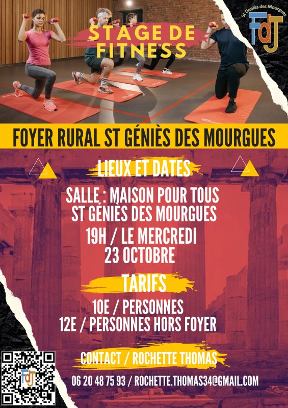 [FDJ] Stage Fitness : Mercredi 23 octobre 2024 19h00