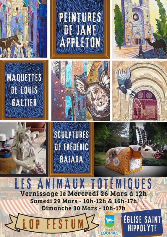 Vernissage exposition "Les animaux totémiques"
