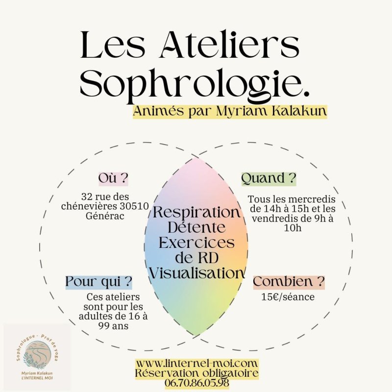 Les Ateliers de Sophrologie reviennent 🙂