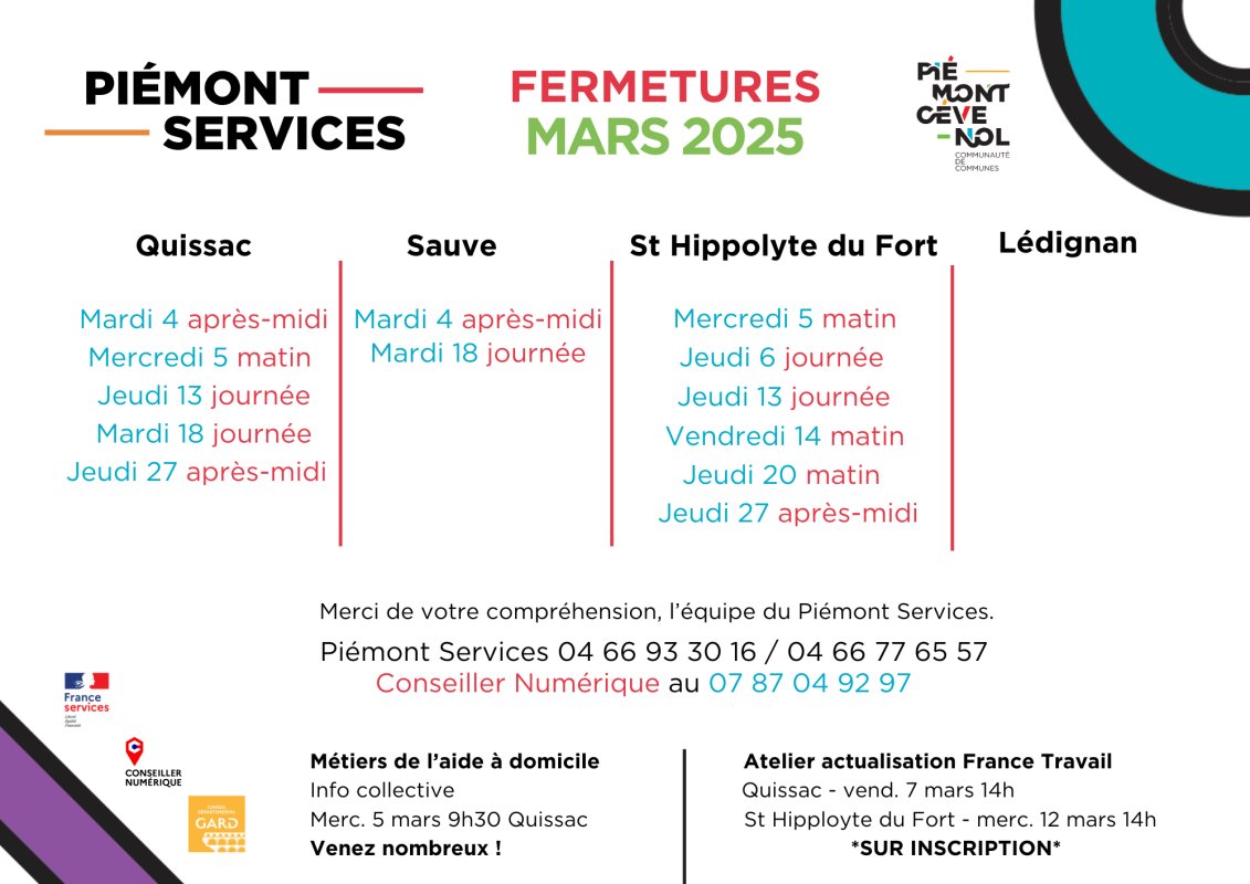 Piémont Services - Fermetures de Mars