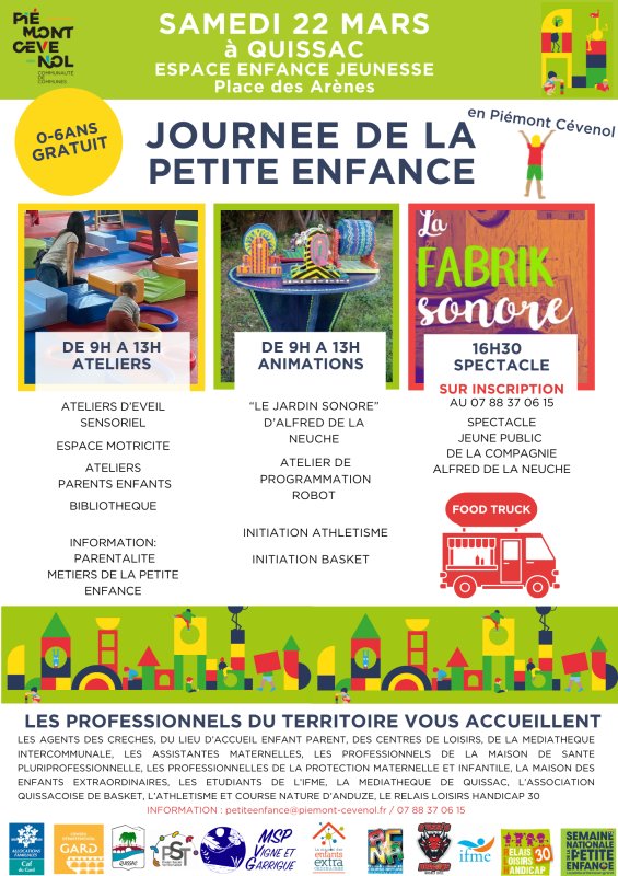 Journée de la Petite Enfance – Samedi 22 mars 2025 à Quissac