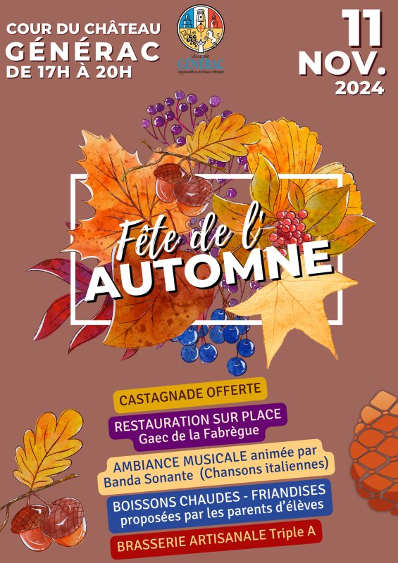 📢📢 [ 𝗥𝗔𝗣𝗣𝗘𝗟 ] - 𝗙𝗘̂𝗧𝗘 𝗗𝗘 𝗟'𝗔𝗨𝗧𝗢𝗠𝗡𝗘 🍂🍁🍂