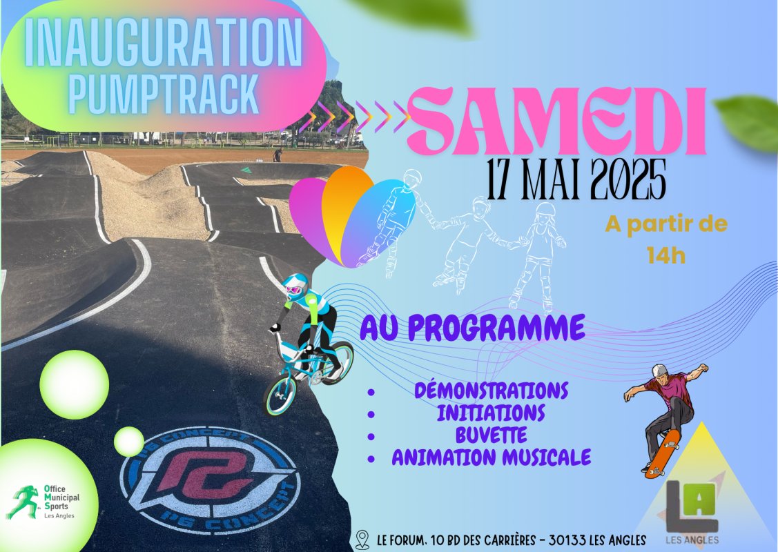 INAUGURATION PUMPTRACK LES ANGLES