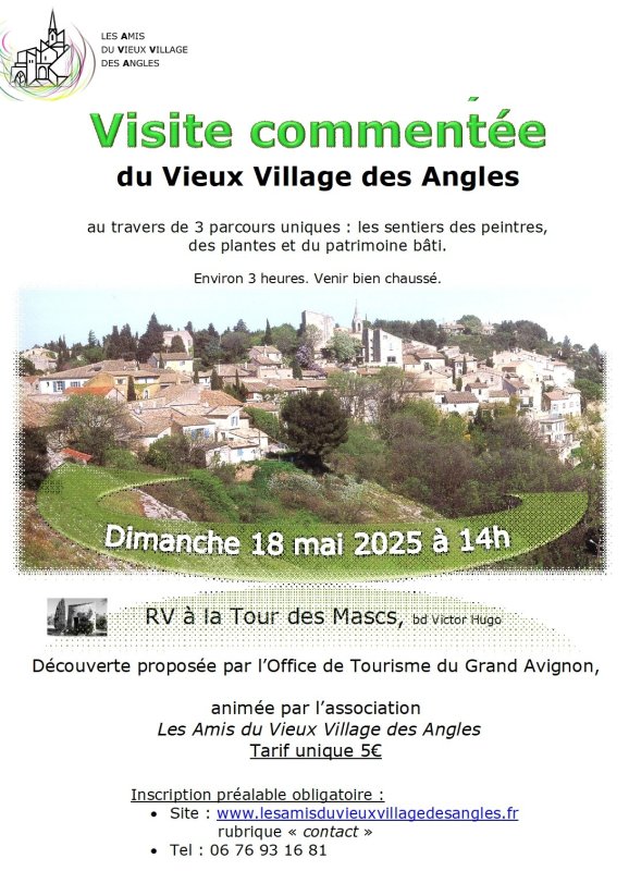 Visite commentée du vieux village des Angles
