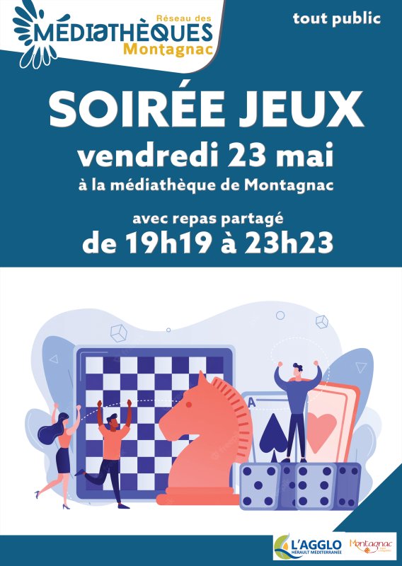 Rejoignez-nous pour une soirée placée sous le signe du jeu et de la convivialité !