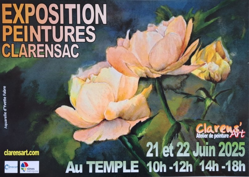 21 et 22 JUIN Exposition de peintures au Temple