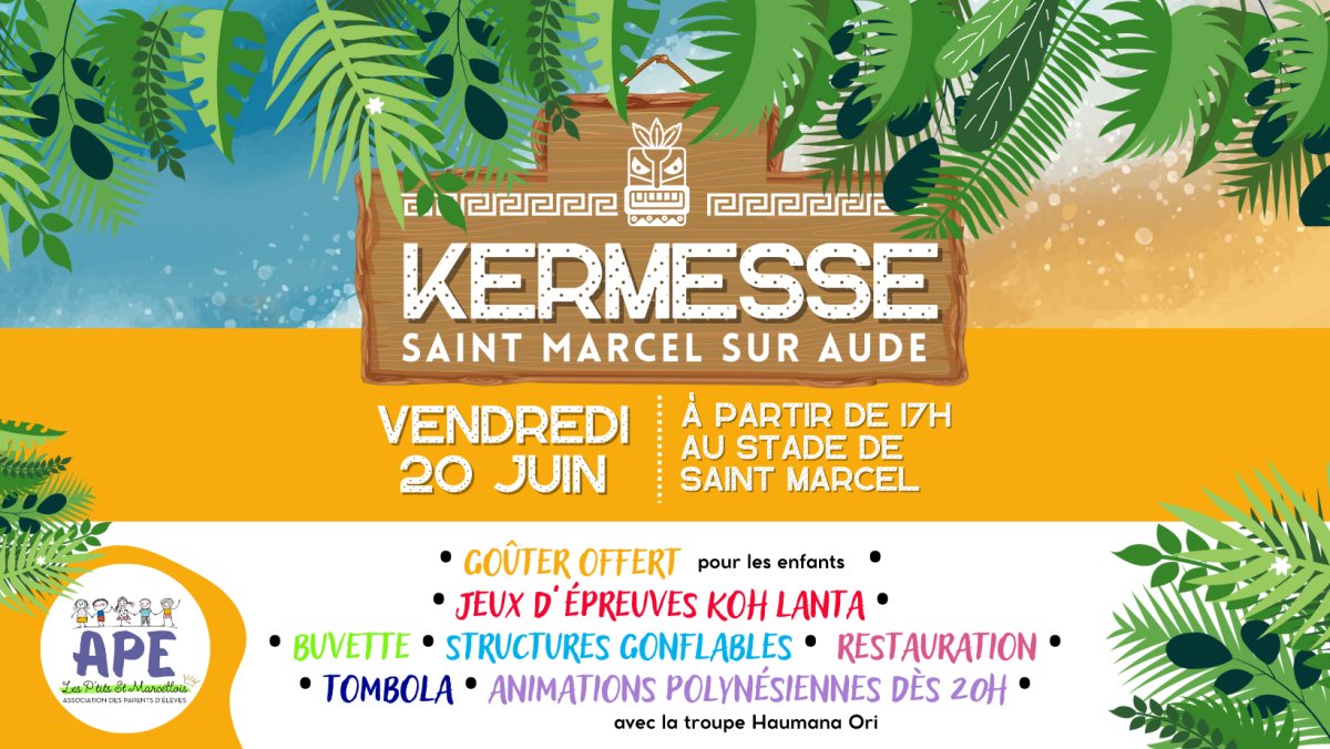 KERMESSE VENDREDI 20 JUIN STADE 17h.