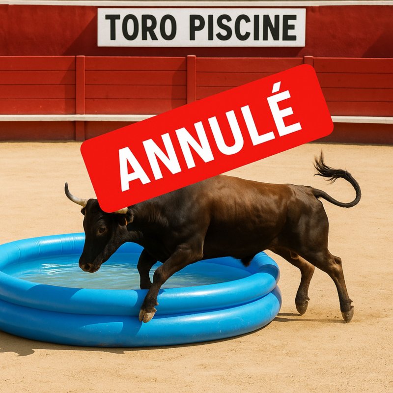 📢 ANNULATION – TORO PISCINE