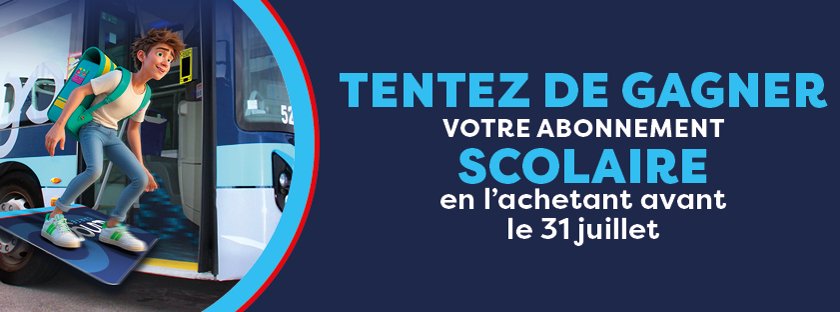 Information TANGO – Préparez votre abonnement scolaire pour la rentrée et tentez de gagner votre abonnement scolaire 🚌