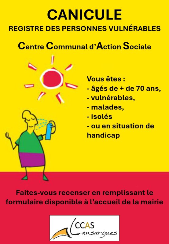 Registre des personnes vulnérables