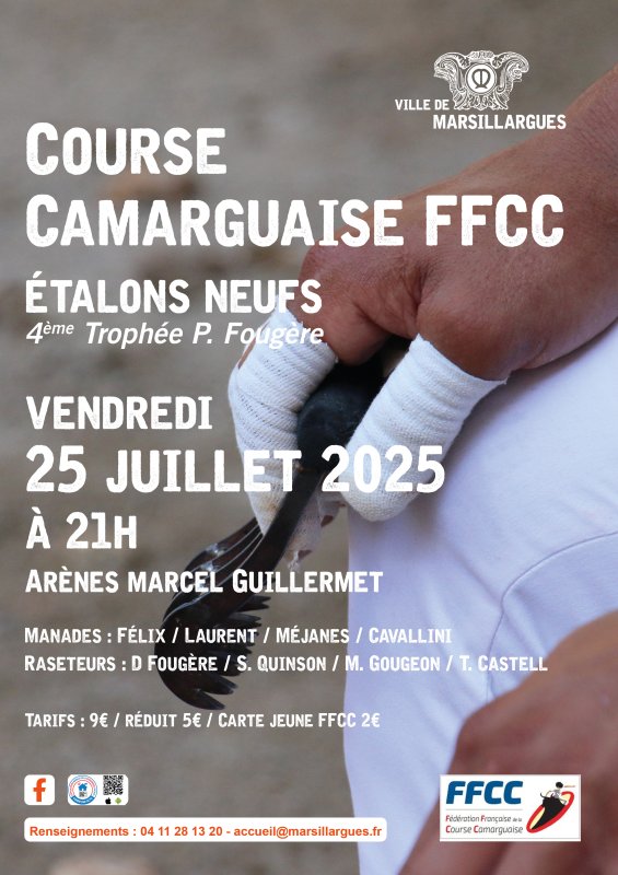 🐂 COURSE CAMARGUAISE FFCC &ndash; &Eacute;TALONS NEUFS 🐂