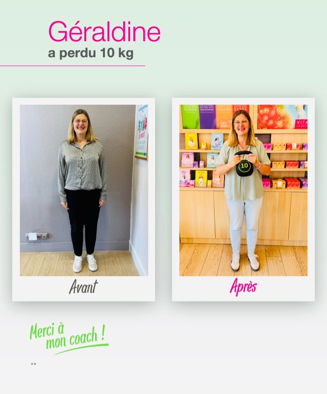 PALIER ➖1️⃣0️⃣kg pour Géraldine 🎉