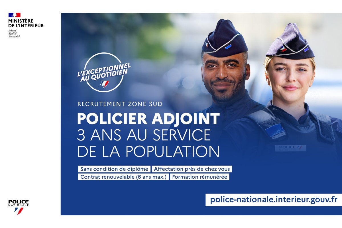 Campagne de recrutement de Gardiens de la Paix