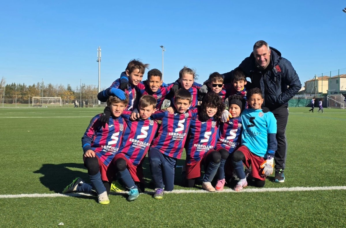 Les U10 A du FC Domitia remportent leurs deux rencontres