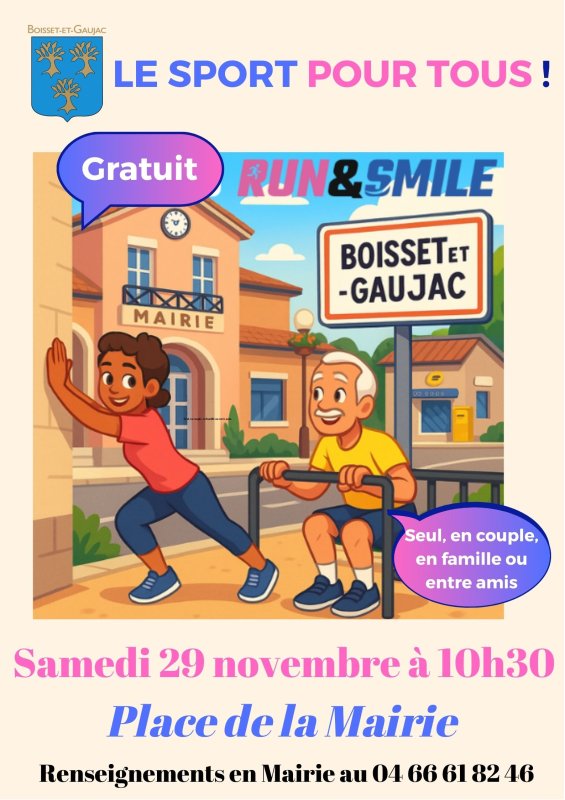 🏃🏼Séance Run and Smile à Boisset-et-Gaujac