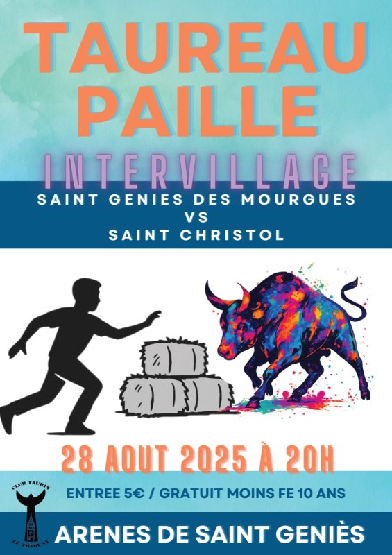 Taureau paille 28 Août 20h