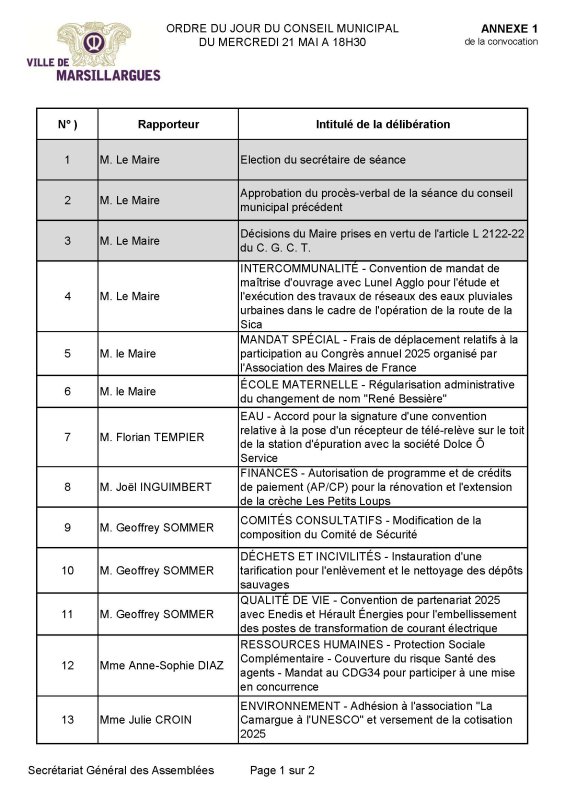 🇫🇷 CONSEIL MUNICIPAL 🇫🇷