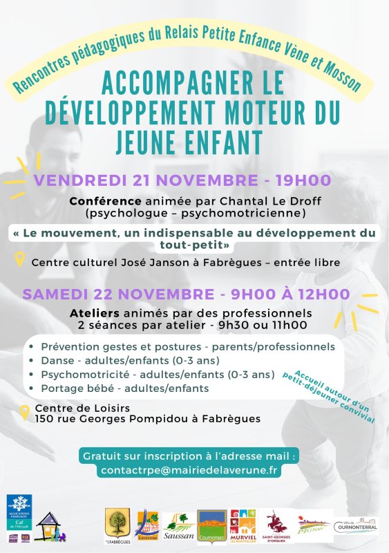 Premi&egrave;res Rencontres P&eacute;dagogiques organis&eacute;es par le Relais Petite Enfance