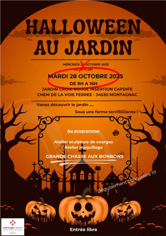 CAPTDIFE : HALLOWEEN AU JARDIN