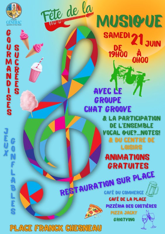 📢📢 [ 𝗜𝗡𝗙𝗢𝗥𝗠𝗔𝗧𝗜𝗢𝗡 ] - 𝗙𝗘̂𝗧𝗘 𝗗𝗘 𝗟𝗔 𝗠𝗨𝗦𝗜𝗤𝗨𝗘 🎸🎹🎤🎶☀️