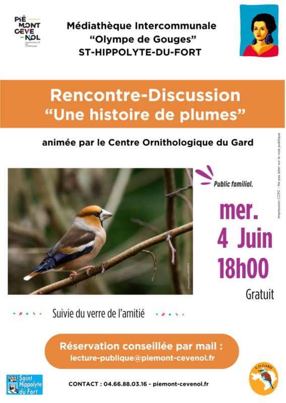 Rencontre-discussion : "Une histoire de plume"