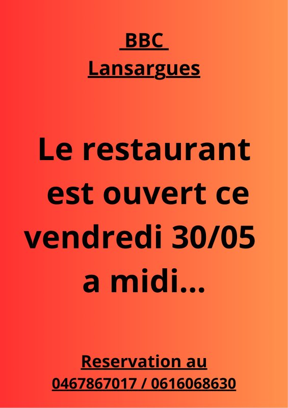 restaurant bbc lansargues