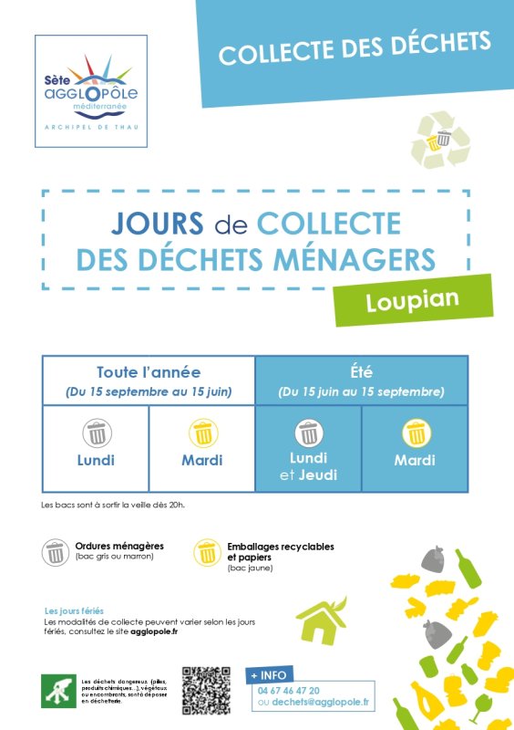 La collecte des ordures ménagères passe en mode estival !