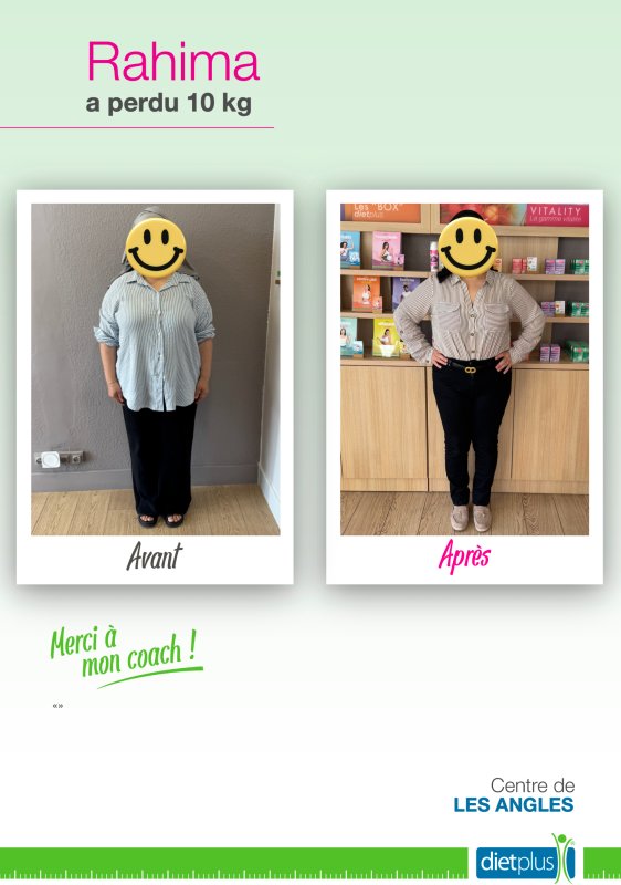 😍 Rahima a passé la barre des ➖🔟kg 💪🏻