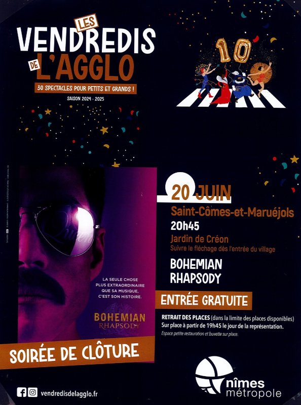 Soirée de clôture vendredi de l'agglo