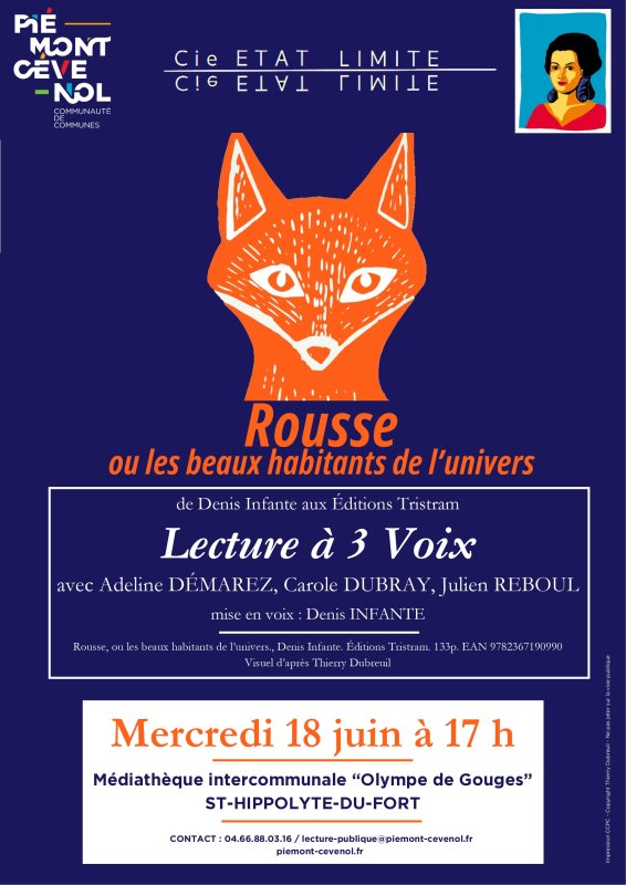 Lecture à 3 voix à la médiathèque Olympe de Gouges