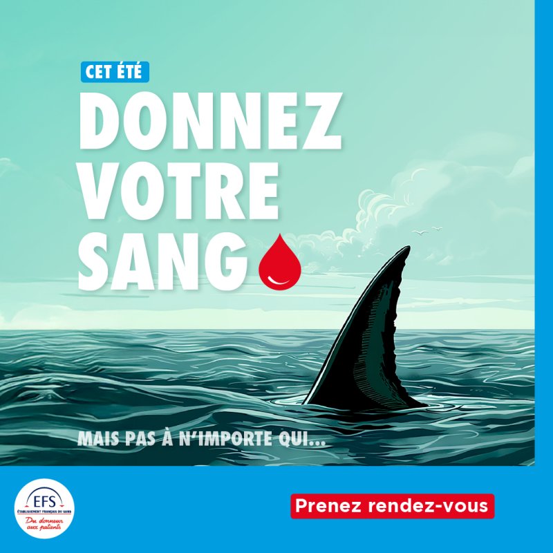 🩸En juillet 🦈 le requin veut votre sang & le crocodile ne dirait pas non 🐊