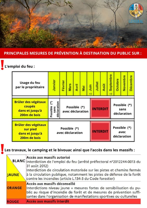 📢📢 [ 𝗜𝗡𝗙𝗢𝗥𝗠𝗔𝗧𝗜𝗢𝗡 ] - 𝗥𝗜𝗦𝗤𝗨𝗘 𝗙𝗘𝗨 𝗗𝗘 𝗙𝗢𝗥𝗘̂𝗧 🔥🔥🔥