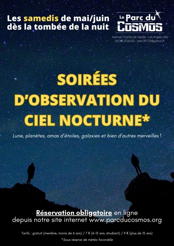 Observations du ciel (21 et 28 juin à 22h45)