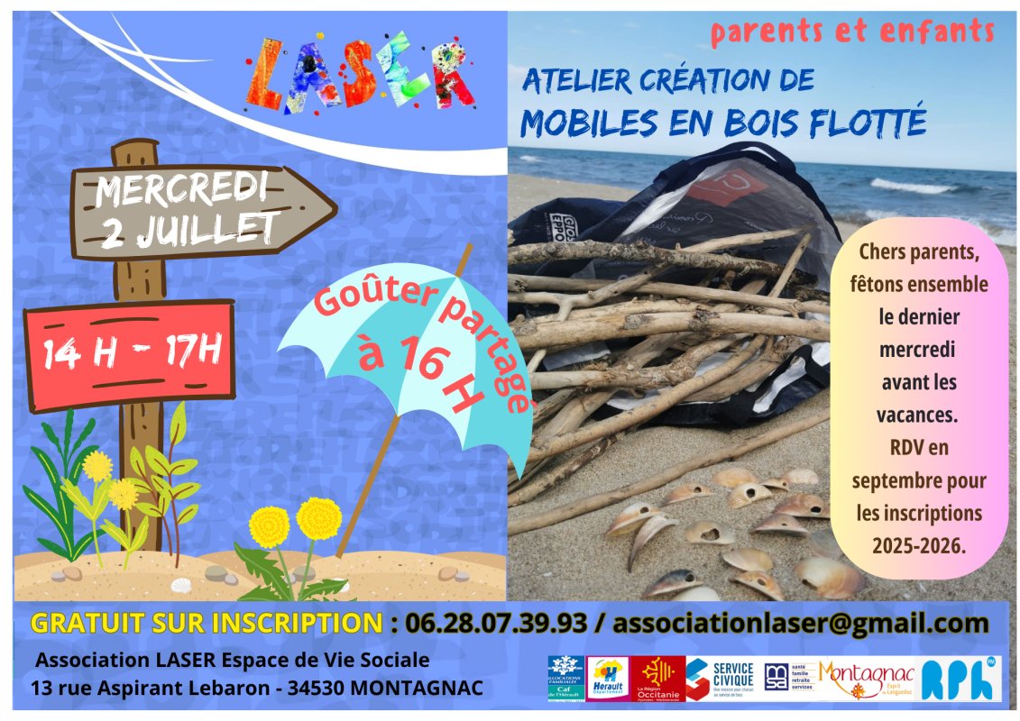 Atelier créatif parents et enfants GRATUIT SUR INSCRIPTION