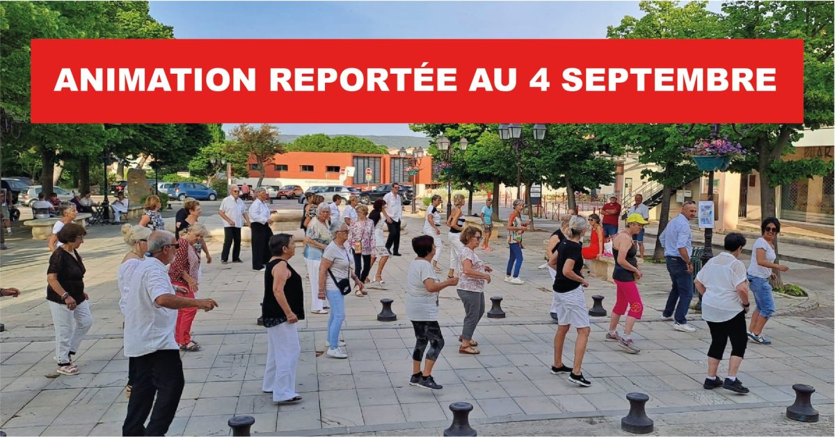 REPORT DE LA DANSE EN LIGNE DES JEUDIS DU SPORT