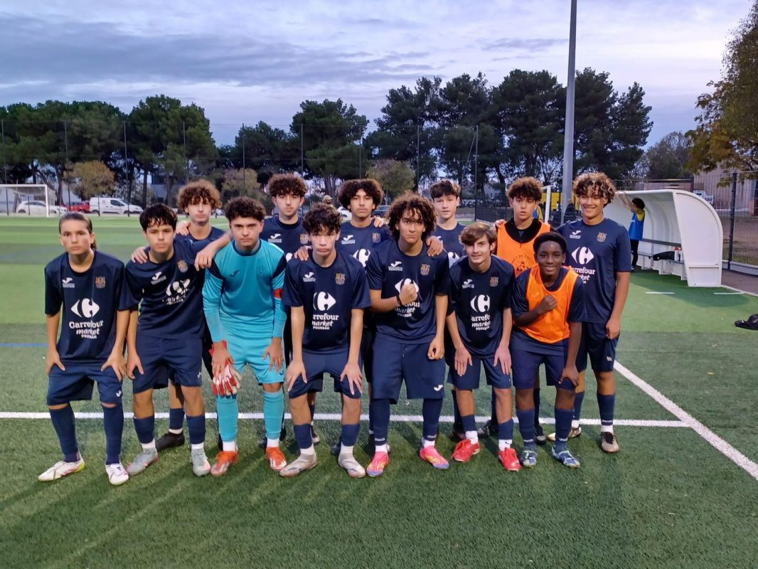 Les U16 du FC Domitia r&eacute;alisent un solide match &agrave; B&eacute;ziers Jeunesse