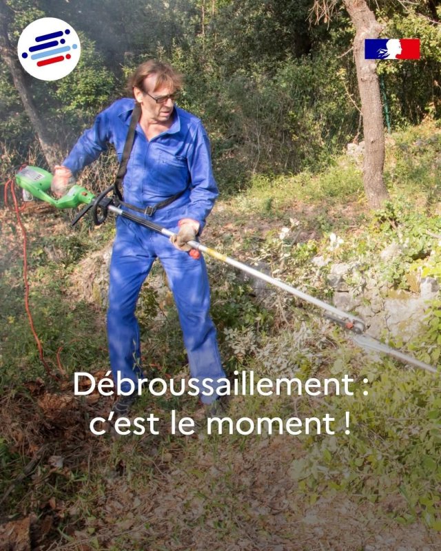 🏡 Débroussaillez dès maintenant pour prévenir les feux de l’été ! 🔥
