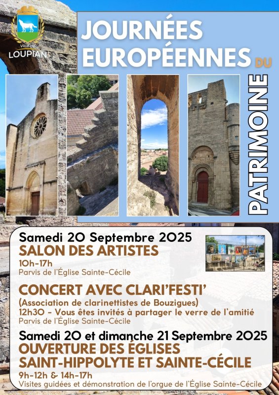 ☀️​ Rendez-vous ce week-end pour la 42&egrave;me &eacute;dition des Journ&eacute;es Europ&eacute;ennes du Patrimoine, sur le th&egrave;me du &laquo; patrimoine architectural &raquo; ! ☀️​