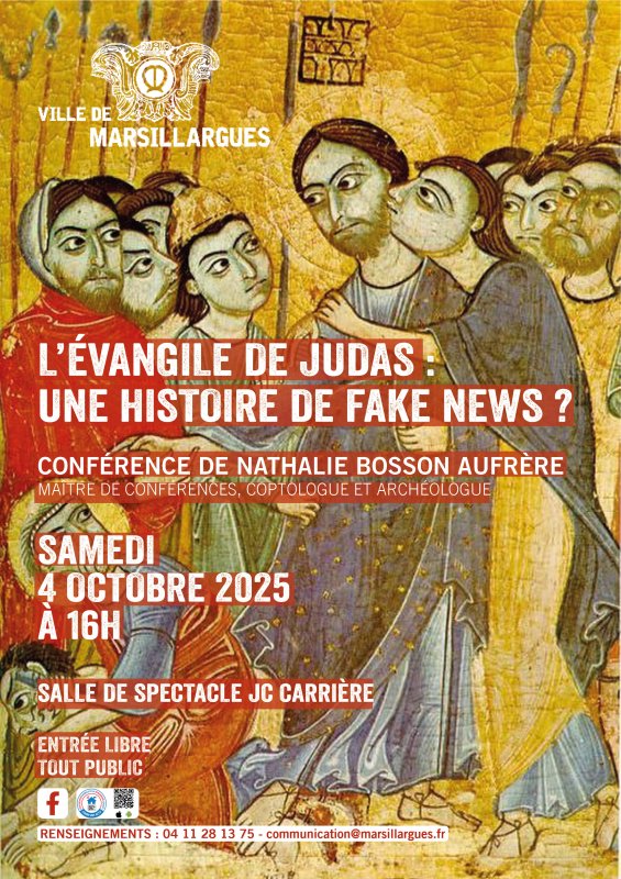 📖✨ CONFERENCE : L&rsquo;&Eacute;vangile de Judas : querelle au sein des &eacute;tudes gnostiques