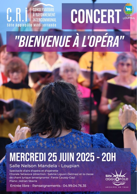 Rendez-vous ce mercredi pour le concert exceptionnel du Choeur du conservatoire intercommunal de Sète !