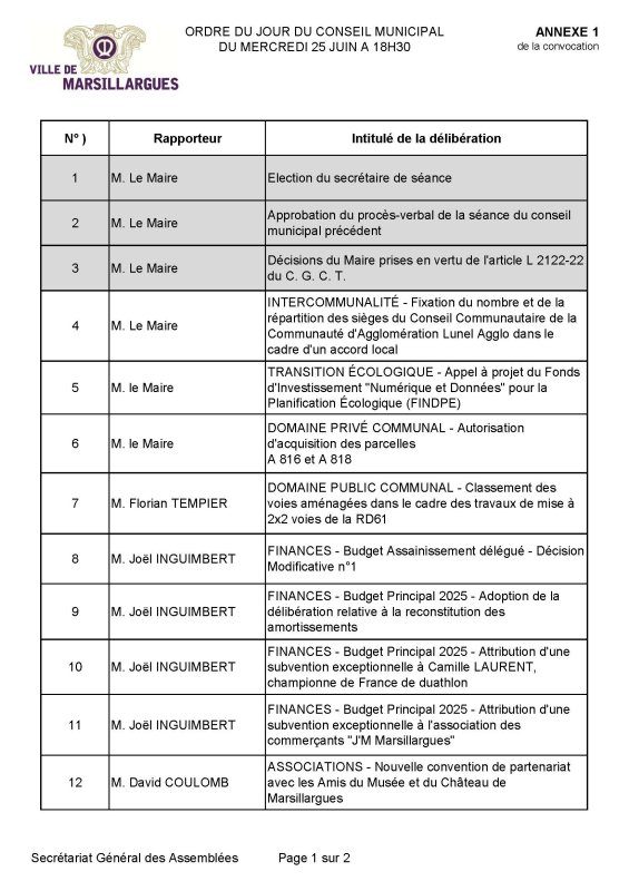 🇫🇷 CONSEIL MUNICIPAL 🇫🇷