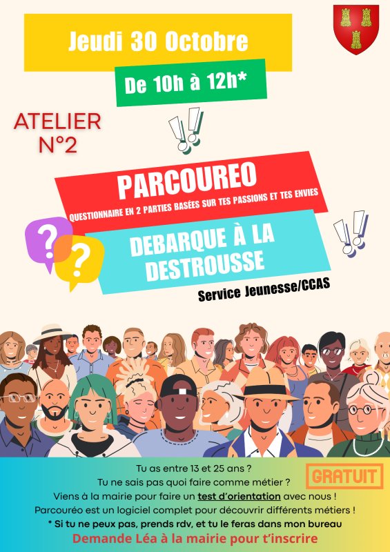 PARCOUREO - Séance "Questionnaire d'orientation 13/25 ans"