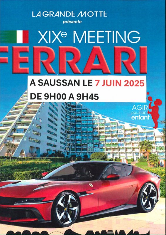 Meeting Ferrari à Saussan
