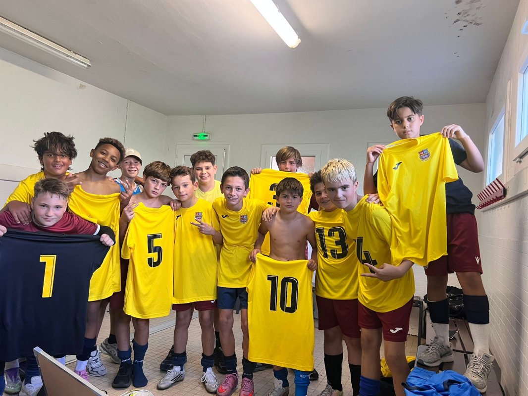 Les U13 de l’Entente FC Domitia / Gigean s’imposent dans le derby face à Balaruc-les-Bains
