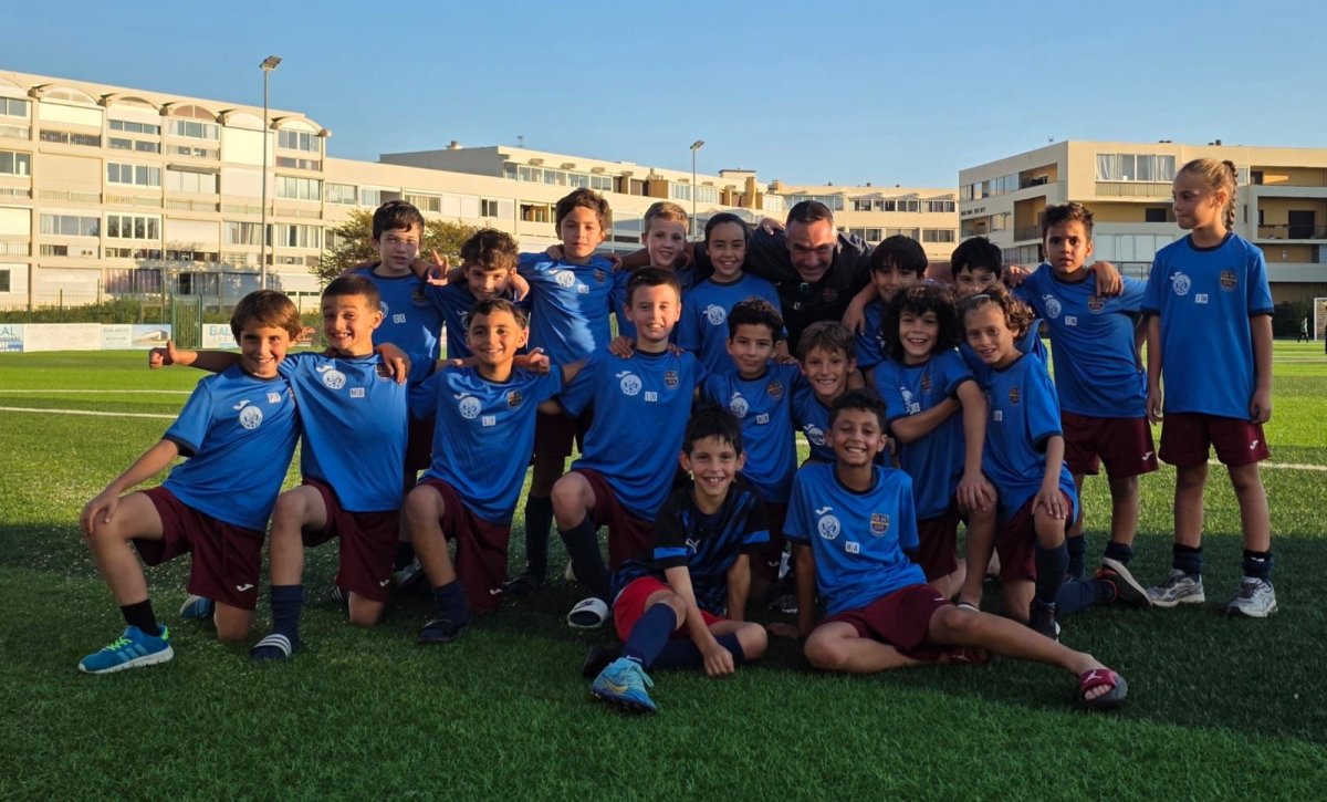 Les deux équipes U10 du FC Domitia étaient en plateau amical à Balaruc-les-Bains